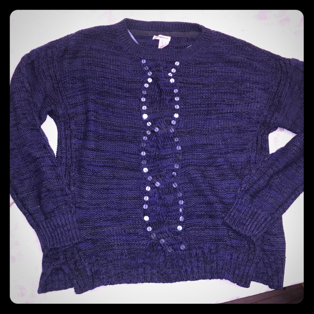 DKNY Jeans US Large Sweater purple Womens